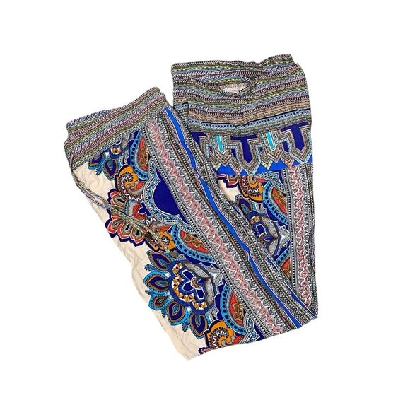 Cynthia Rowley 100% Rayon Boho Hippie Casual Moroccan Pants Women's Size M - Picture 1 of 8